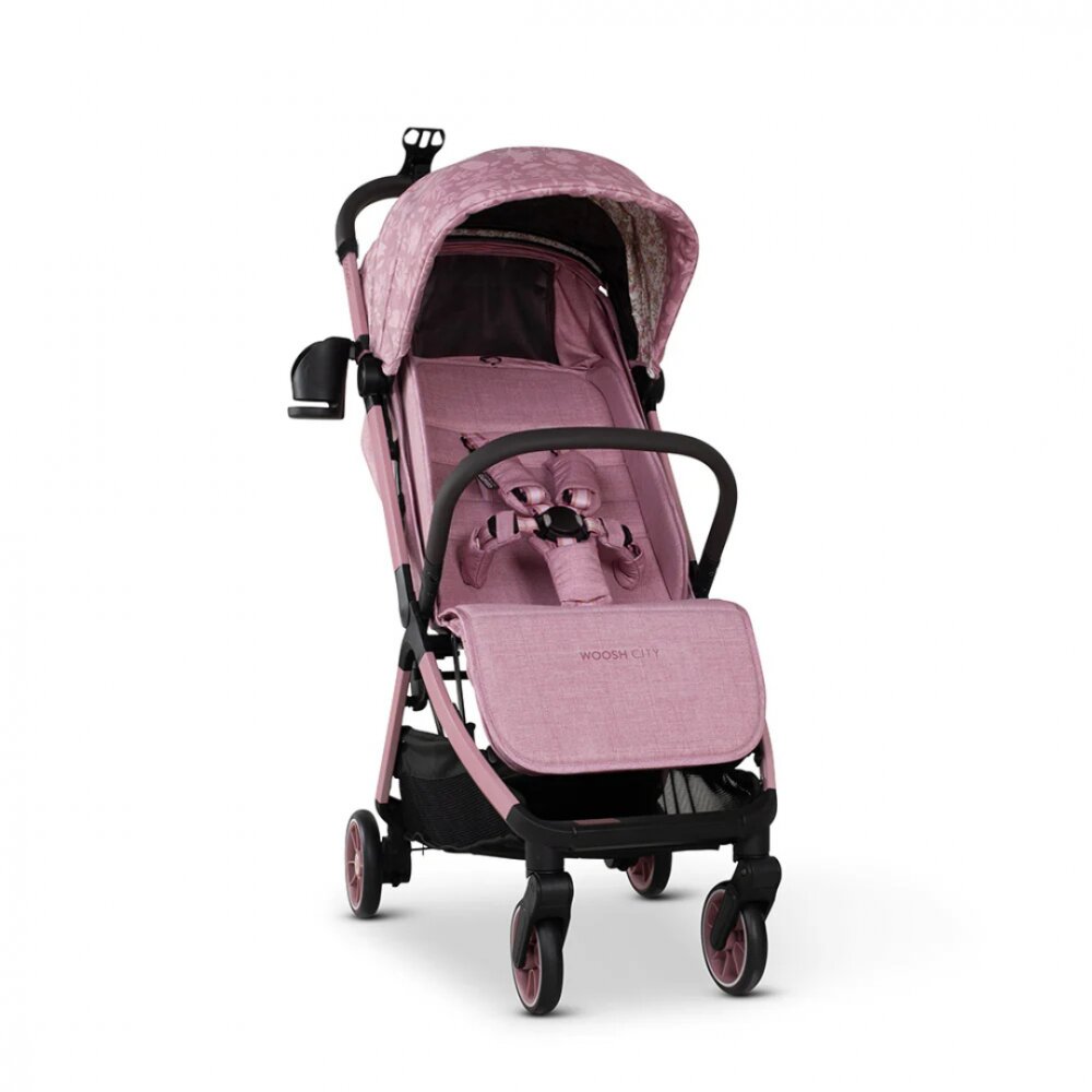 COSATTO Carucior pentru copii Woosh City Camille cadru din aluminiu suspensii suport reglabil pentru picioare compatibil avion accesorii incluse