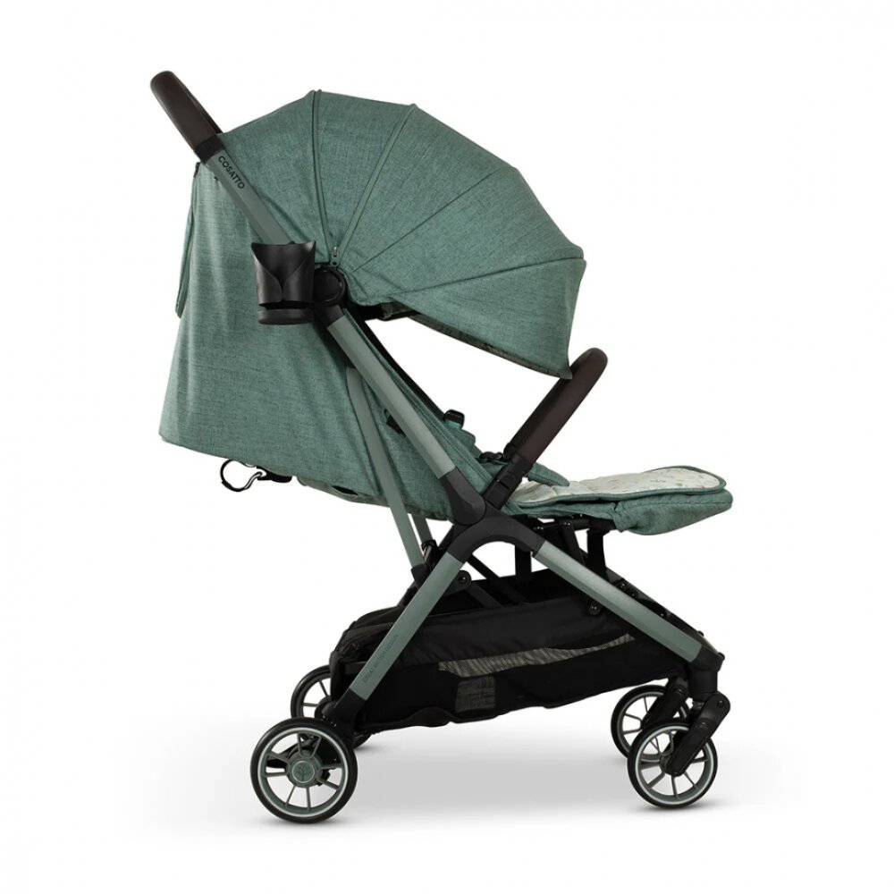 COSATTO Carucior pentru copii Woosh City Meadow cadru din aluminiu suspensii suport reglabil pentru picioare compatibil avion accesorii incluse
