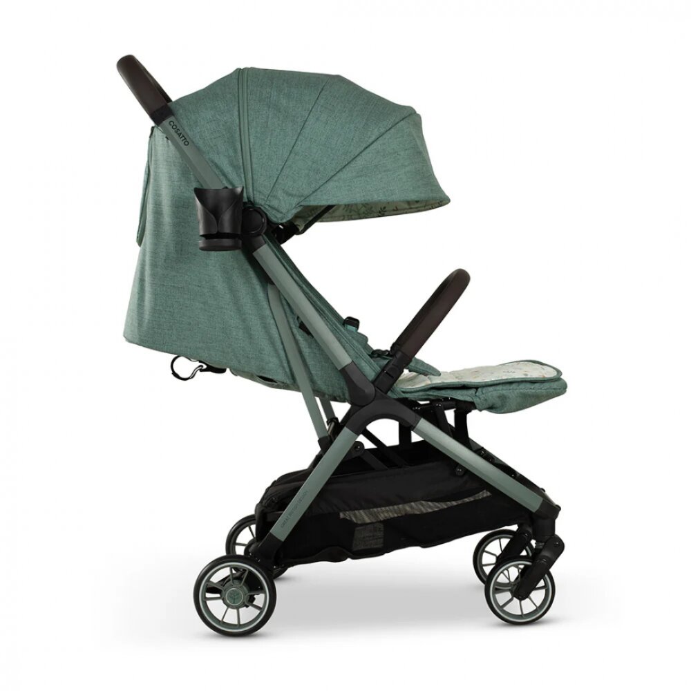 COSATTO Carucior pentru copii Woosh City Meadow cadru din aluminiu suspensii suport reglabil pentru picioare compatibil avion accesorii incluse