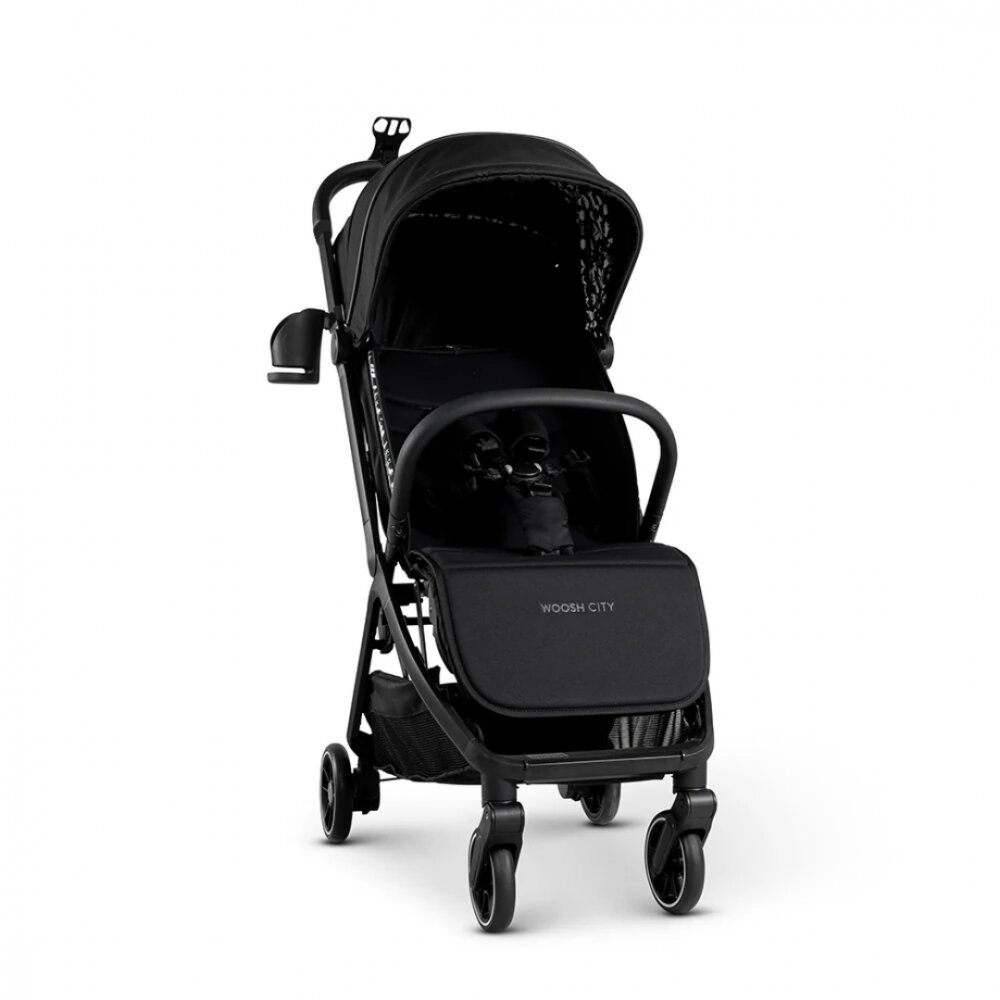 COSATTO Carucior pentru copii Woosh City Silhouette cadru din aluminiu suspensii suport reglabil pentru picioare compatibil avion accesorii incluse