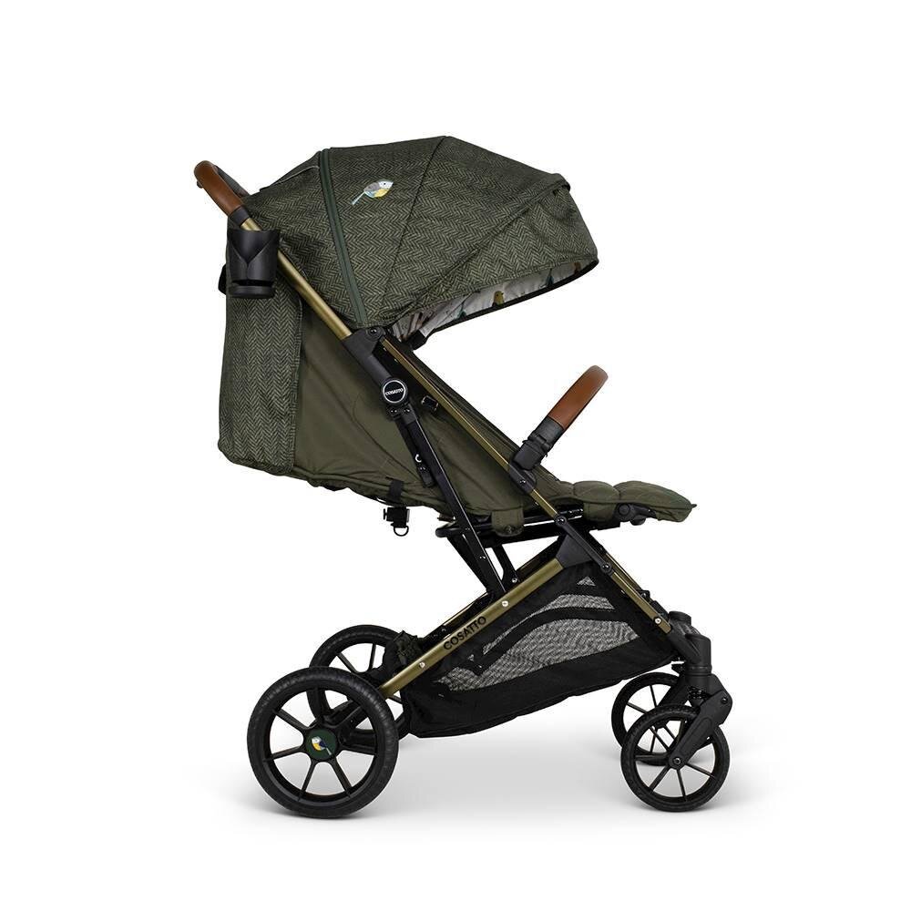 COSATTO Carucior pentru copii Woosh Trail Bureau 0-25 kg Sistem Troller Material Ecologic Suport pahar Husa de ploaie