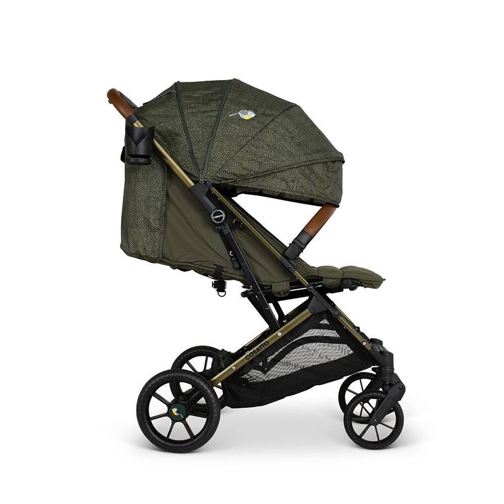 COSATTO Carucior pentru copii Woosh Trail Bureau 0-25 kg Sistem Troller Material Ecologic Suport pahar Husa de ploaie