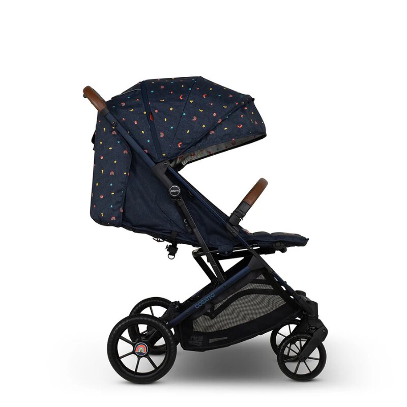 COSATTO Carucior pentru copii Woosh Trail Doodle Days 0-25 kg Sistem Troller Material Ecologic Suport pahar Husa de ploaie