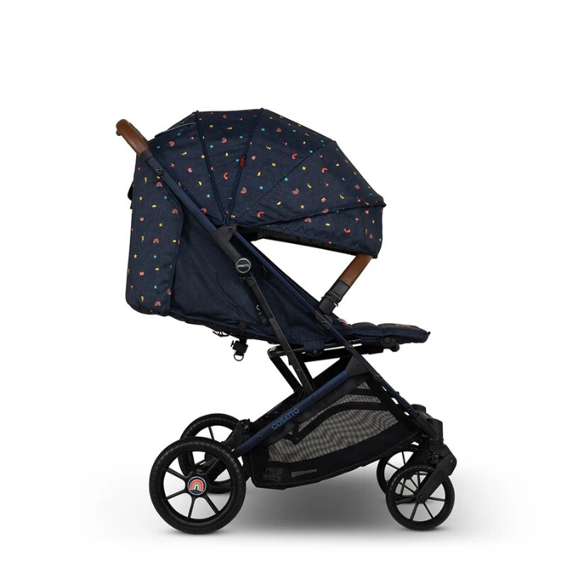 COSATTO Carucior pentru copii Woosh Trail Doodle Days 0-25 kg Sistem Troller Material Ecologic Suport pahar Husa de ploaie