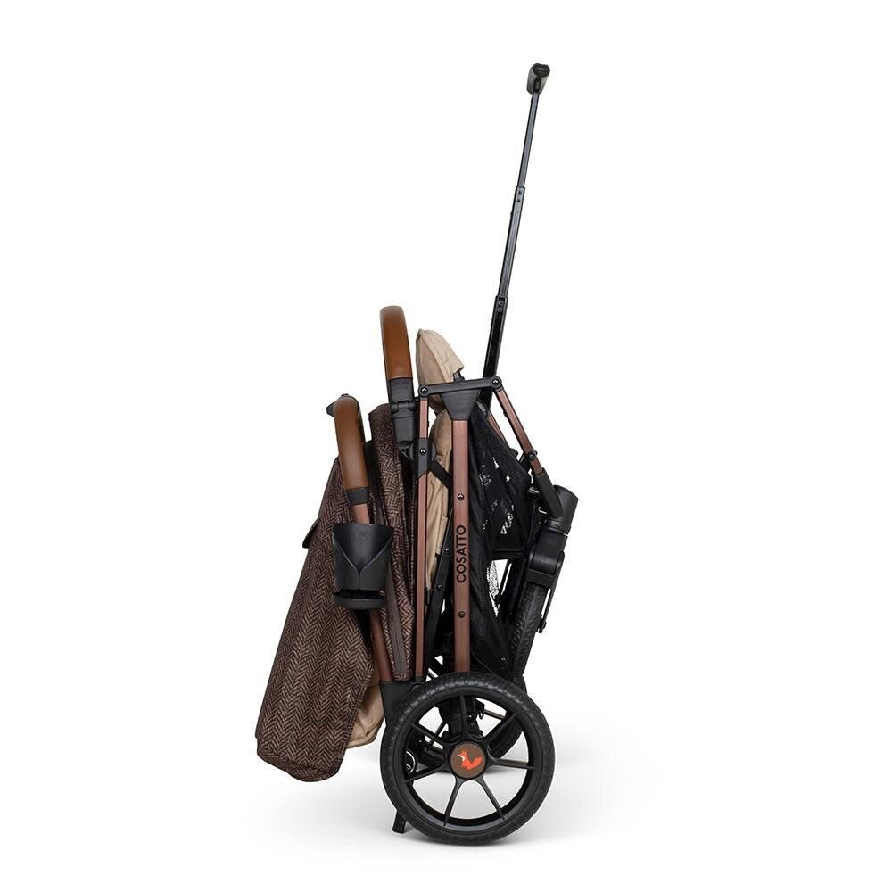 COSATTO Carucior pentru copii Woosh Trail Foxford Hall 0-25 kg Sistem Troller Material Ecologic Suport pahar Husa de ploaie