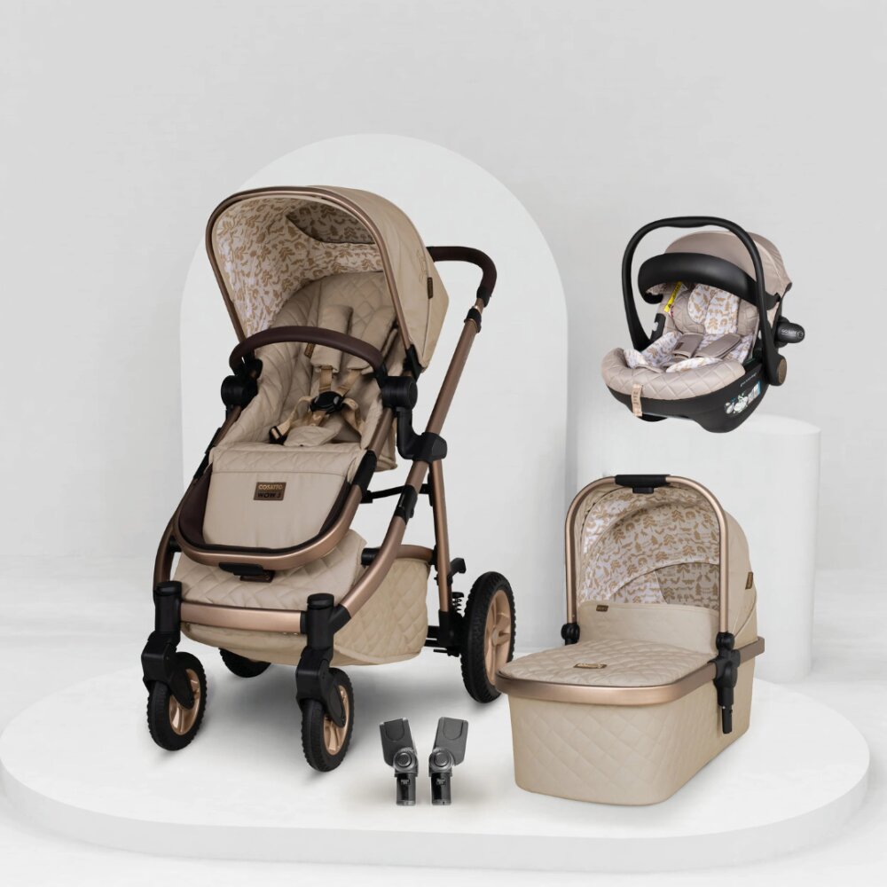 COSATTO Carucior pentru copii WOW 3 Whisper + scaun auto Acorn 2