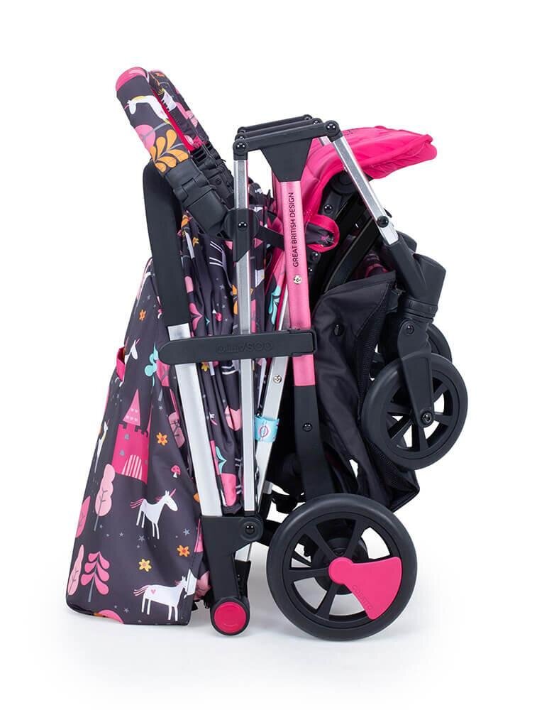 COSATTO Carucior pentru gemeni Woosh Double Unicorn Land 0-22 kg cu husa de ploaie