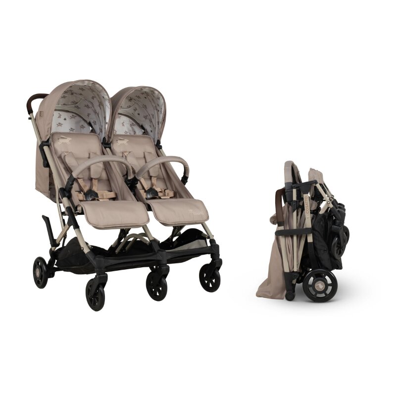 COSATTO Carucior pentru gemeni Yo Double Lollop 0-22 kg cu husa de ploaie