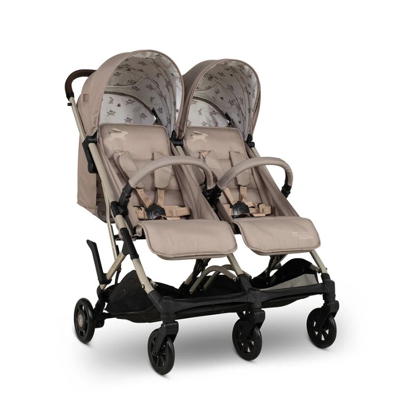 COSATTO Carucior pentru gemeni Yo Double Lollop 0-22 kg cu husa de ploaie