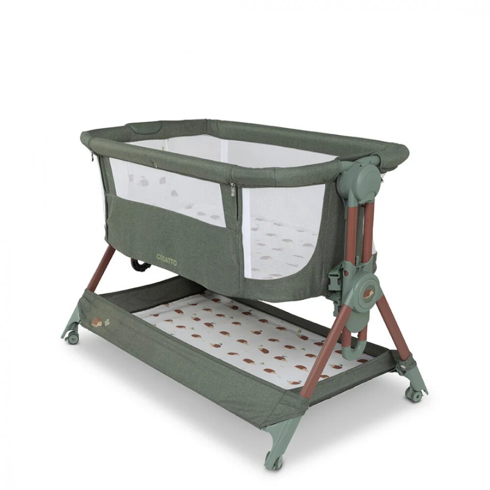 COSATTO Patut pliabil pentru copii Close to me Hoglet greutate admisa 9 kg include geanta de transport plasa anti-tantari si curele de fixare pentru pat