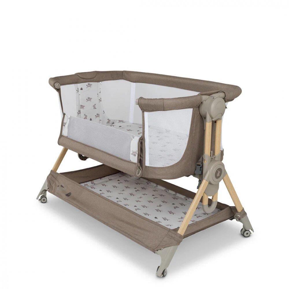 COSATTO Patut pliabil pentru copii Close to me Lollop greutate admisa 9 kg include geanta de transport plasa anti-tantari si curele de fixare pentru pat