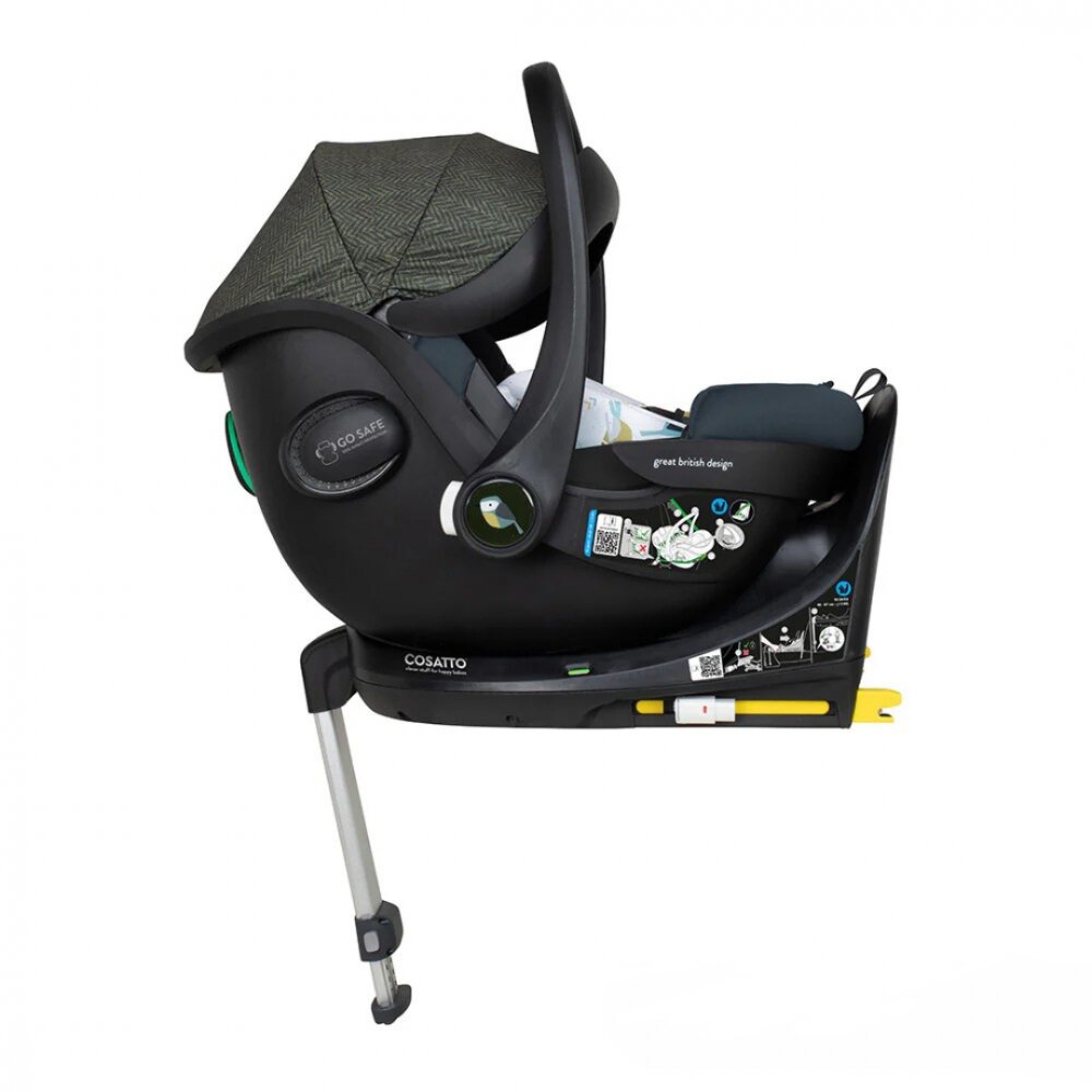 COSATTO Scaun auto Acorn 2 Bureau I-Size Certificare ADAC Insertii moi Husa detasabila Copertina reglabila