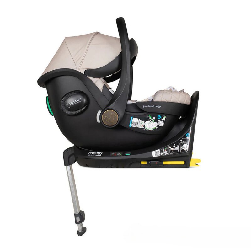 COSATTO Scaun auto Acorn 2 Whisper I-Size Certificare ADAC Insertii moi Husa detasabila Copertina reglabila