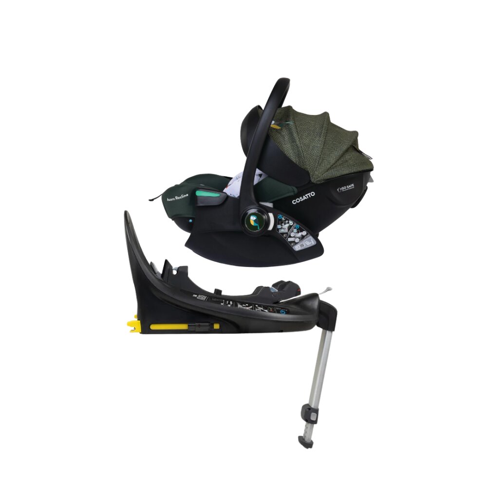 COSATTO Scaun auto Acorn Recline Bureau cu baza isofix rotativa insertii moi husa detasabila copertina reglabila