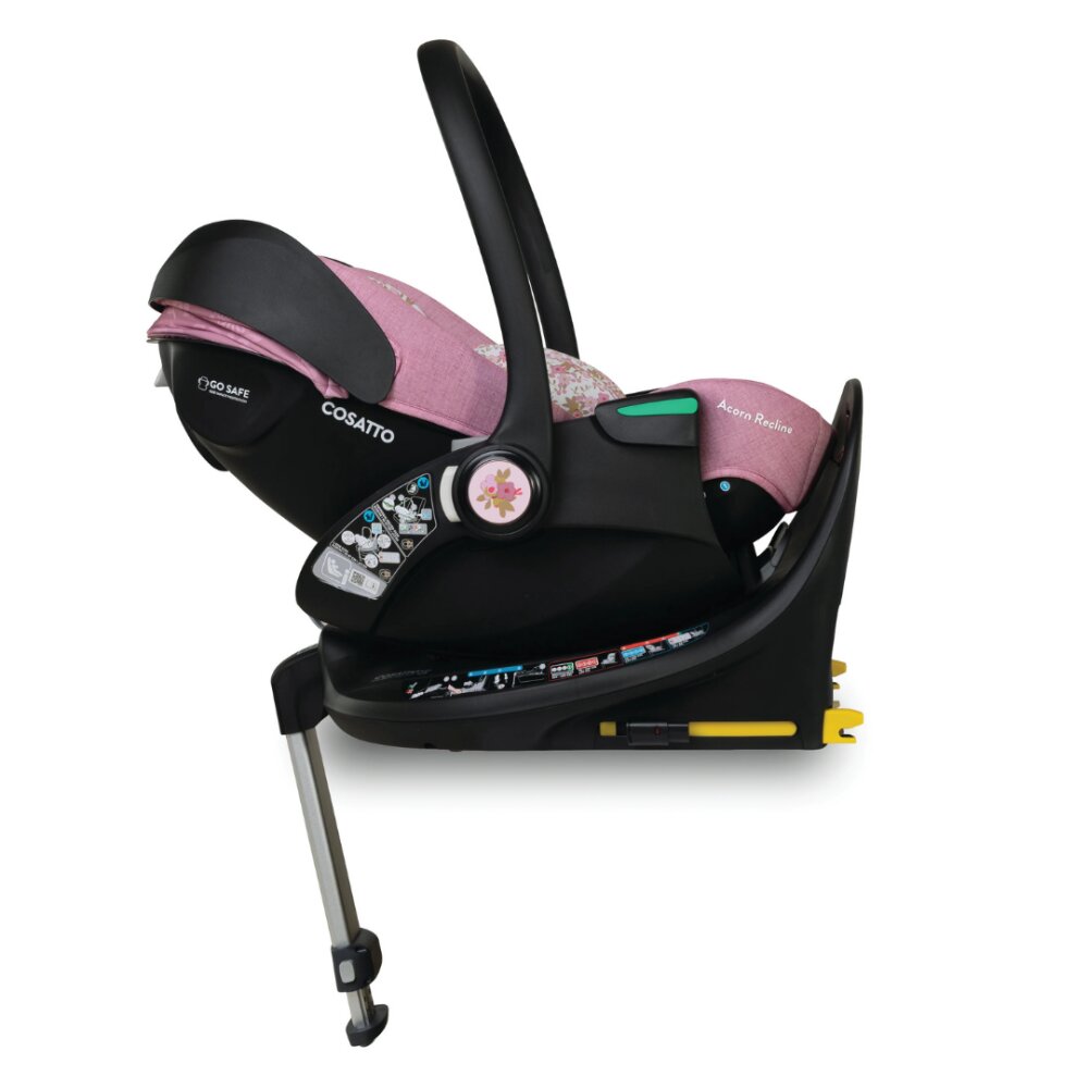 COSATTO Scaun auto Acorn Recline Camille cu baza isofix rotativa insertii moi husa detasabila copertina reglabila
