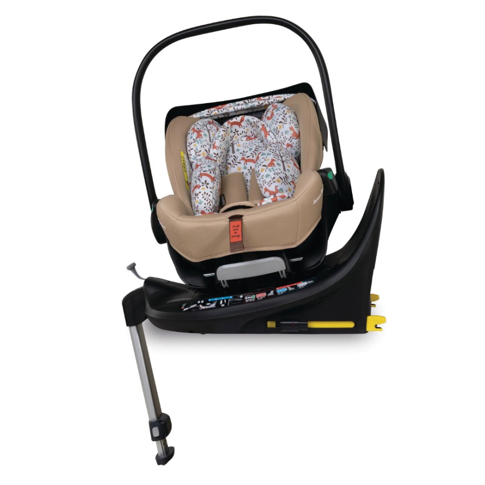 COSATTO Scaun auto Acorn Recline Foxford Hall cu baza isofix rotativa insertii moi husa detasabila copertina reglabila