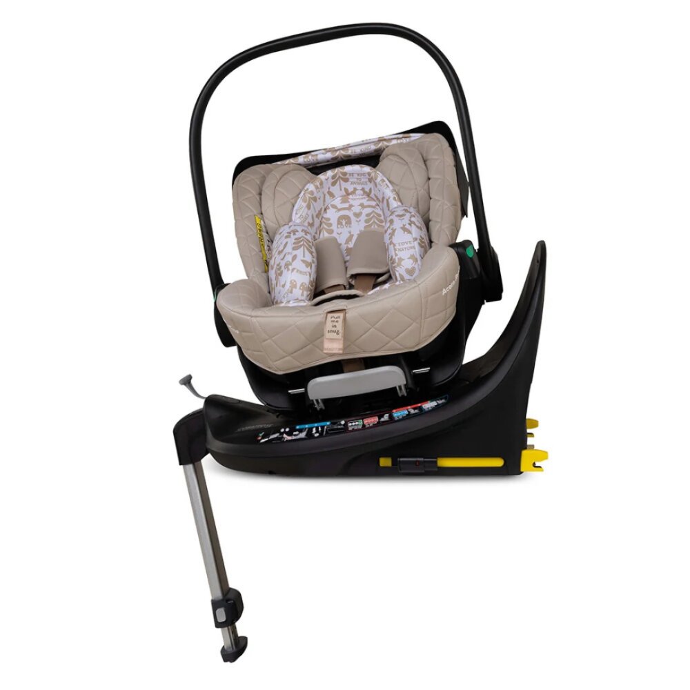 COSATTO Scaun auto Acorn Recline Whisper cu baza isofix rotativa insertii moi husa detasabila copertina reglabila