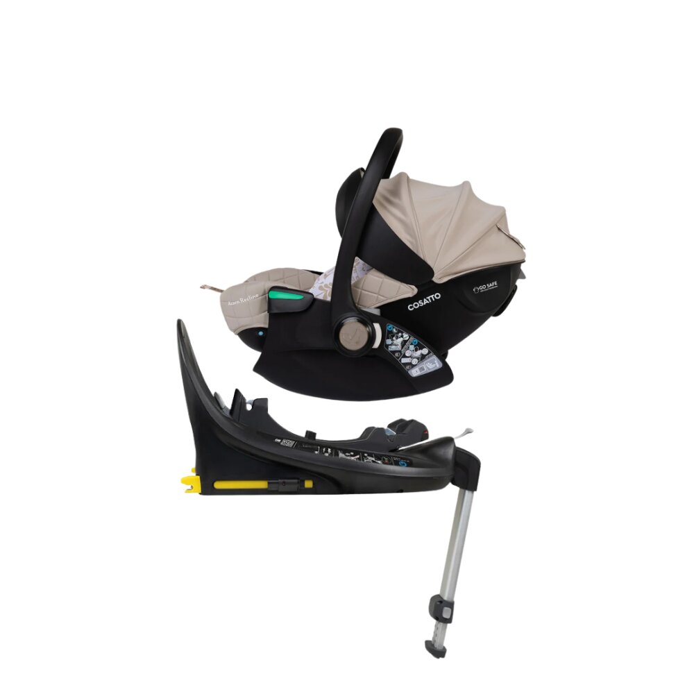 COSATTO Scaun auto Acorn Recline Whisper cu baza isofix rotativa insertii moi husa detasabila copertina reglabila