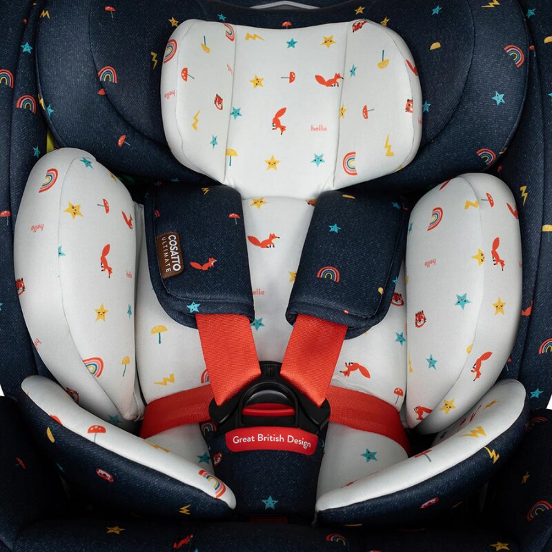 COSATTO Scaun auto All in All Extra Doodle Days 40-150 cm I-Size Isofix SIPS Rotatie 360 Tetiera reglabila