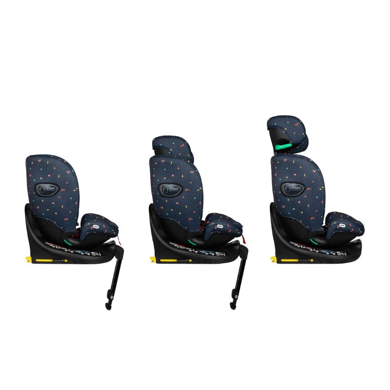 COSATTO Scaun auto All in All Extra Doodle Days 40-150 cm I-Size Isofix SIPS Rotatie 360 Tetiera reglabila