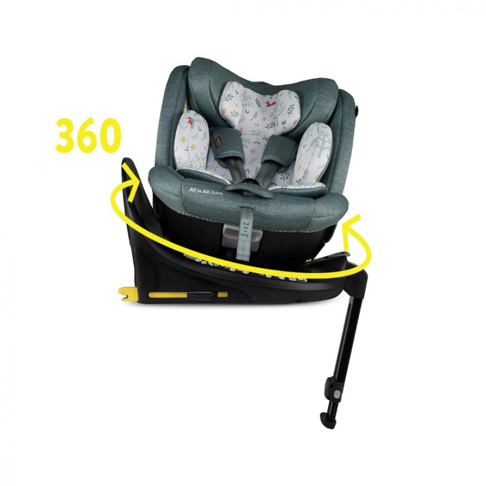 COSATTO Scaun auto All in All Extra Meadow 40-150 cm I-Size Isofix SIPS Rotatie 360 Tetiera reglabila