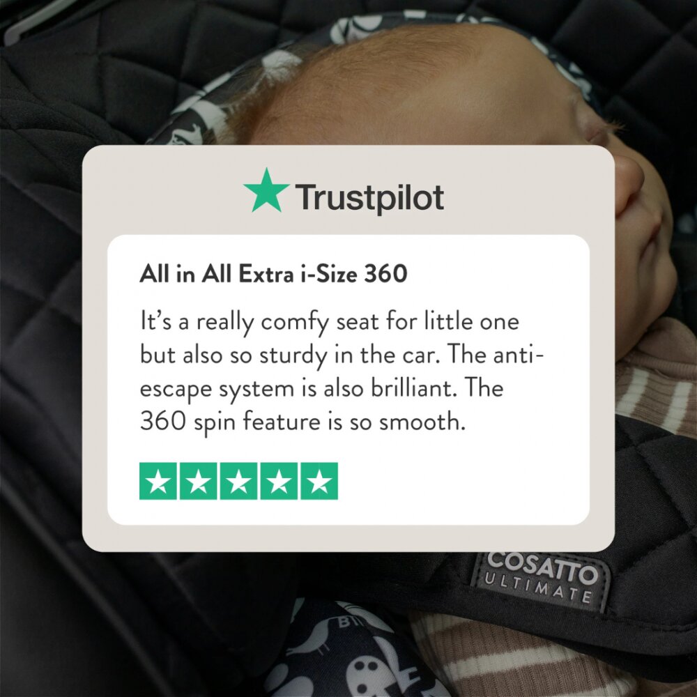 COSATTO Scaun auto All in All Extra Meadow 40-150 cm I-Size Isofix SIPS Rotatie 360 Tetiera reglabila