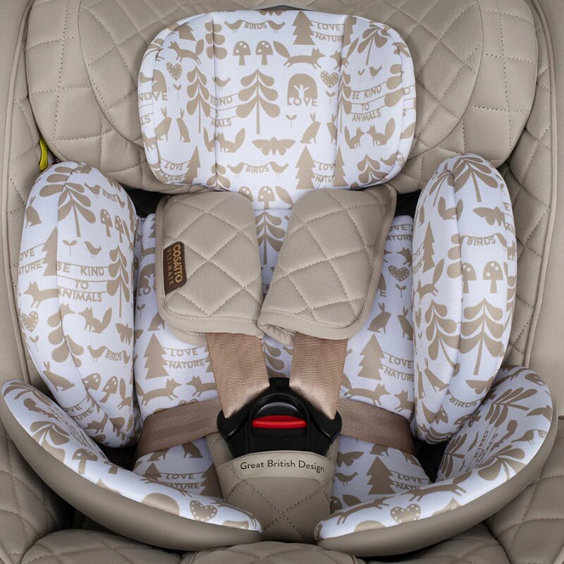 COSATTO Scaun auto All in All Extra Whisper 40-150 cm I-Size Isofix SIPS Rotatie 360 Tetiera reglabila