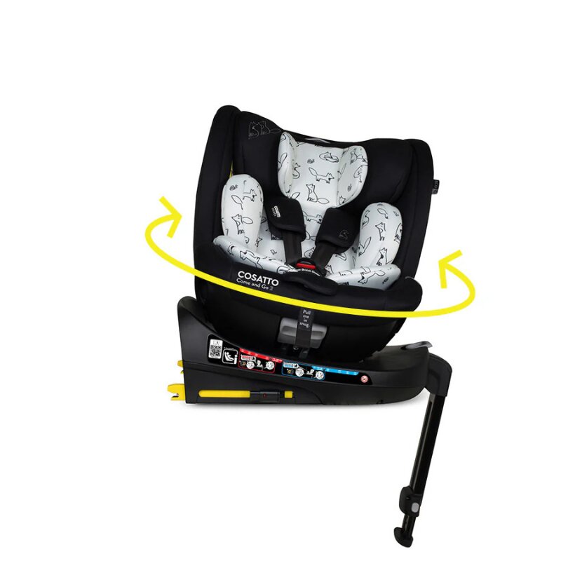 COSATTO Scaun auto Come and go 2 Foxed I-Size Rotatie 360 SIPS Isofix Tetiera reglabila