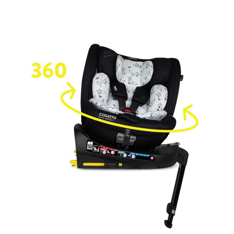 COSATTO Scaun auto Come and go 2 Foxed I-Size Rotatie 360 SIPS Isofix Tetiera reglabila