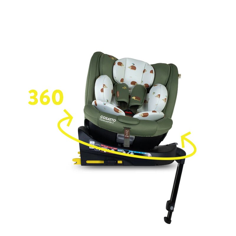COSATTO Scaun auto Come and go 2 Hoglet I-Size Rotatie 360 SIPS Isofix Tetiera reglabila