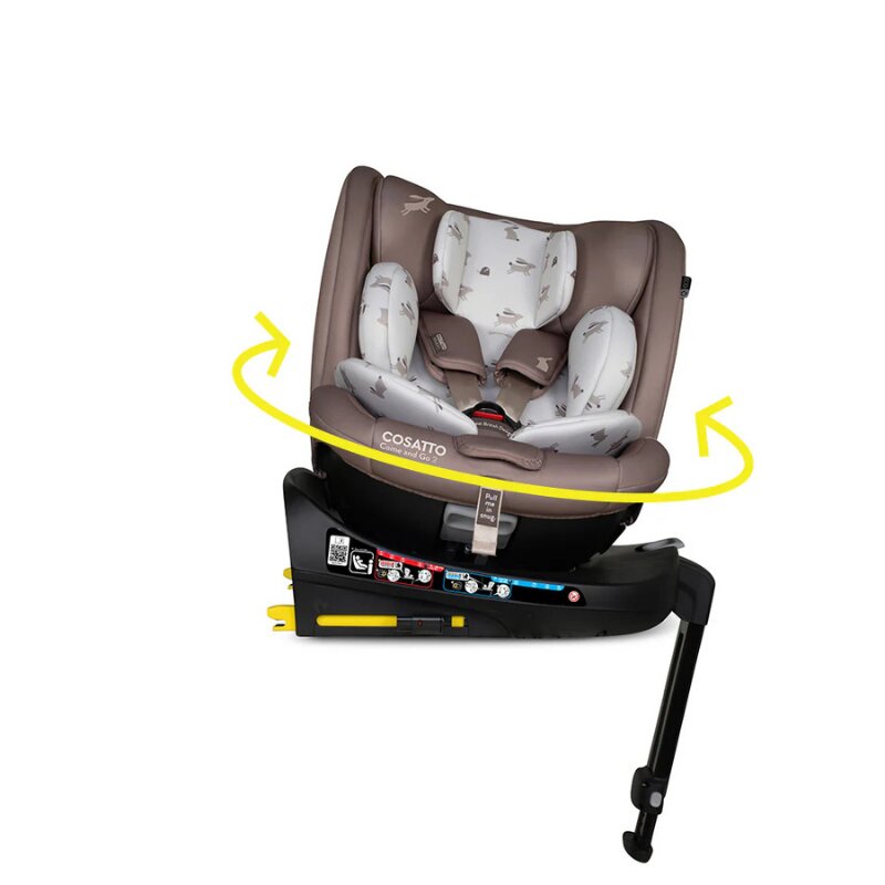 COSATTO Scaun auto Come and go 2 Lollop I-Size Rotatie 360 SIPS Isofix Tetiera reglabila