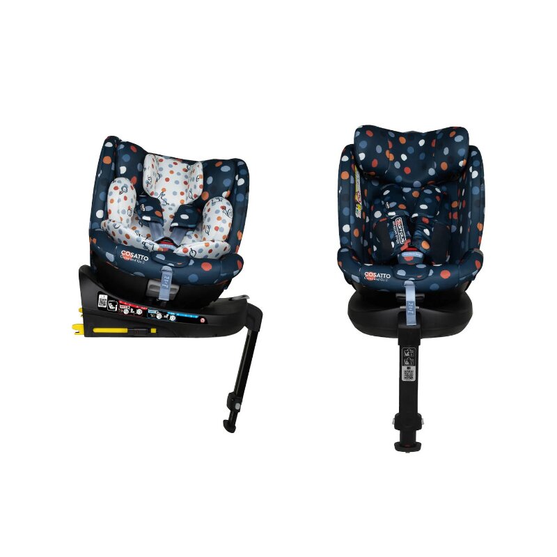 COSATTO Scaun auto Come and go 2 Spot On I-Size Rotatie 360 SIPS Isofix Tetiera reglabila