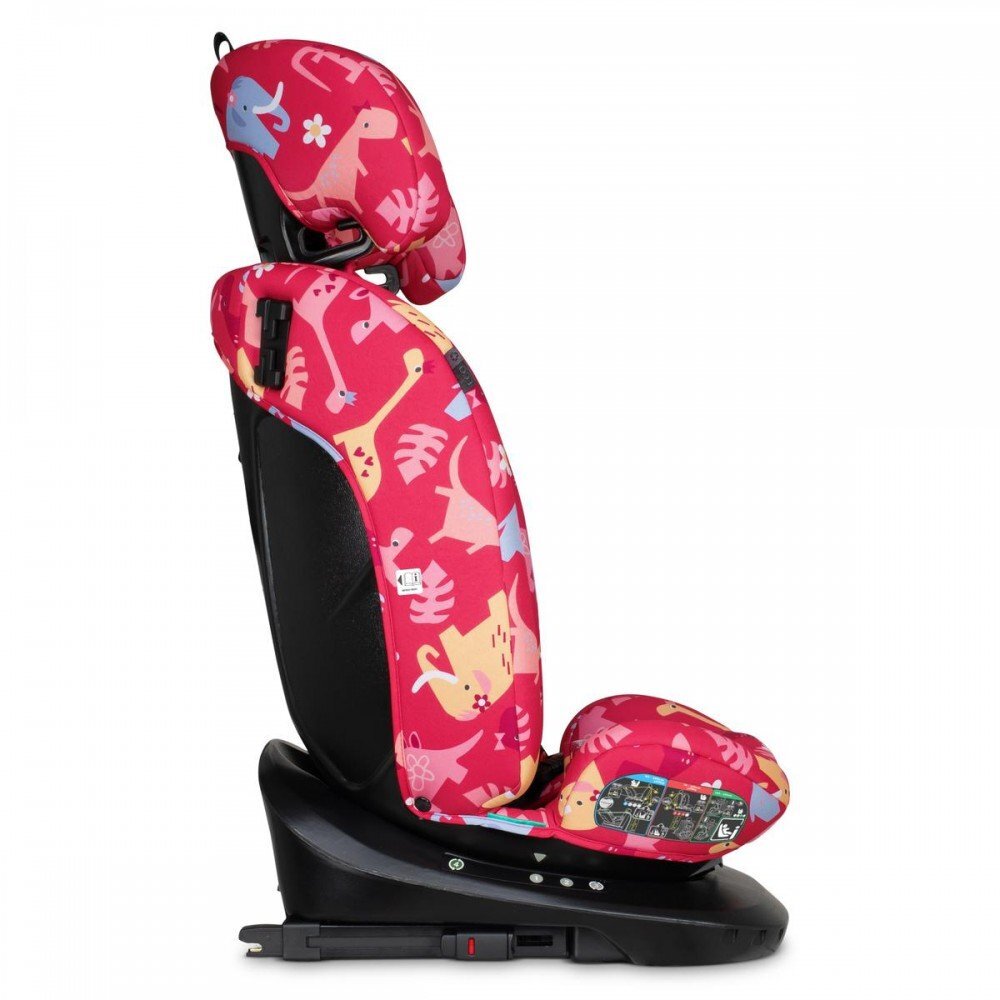 COSATTO Scaun auto Get Set Gro Dino Delite I-Size Rotativ 360 Spatar si Tetiera reglabile Husa detasabila Isofix TopTether 40-150 cm