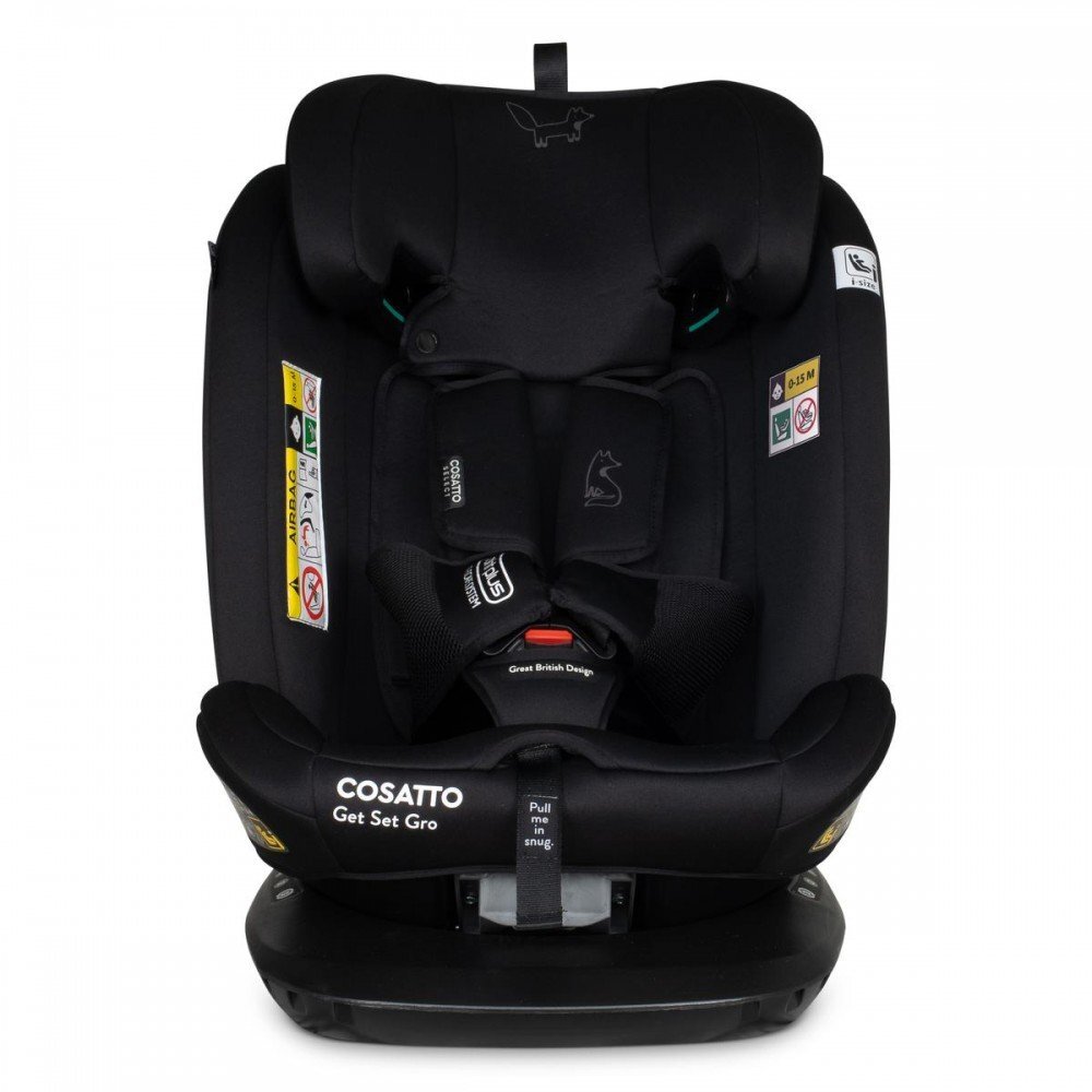 COSATTO Scaun auto Get Set Gro Foxed I-Size Rotativ 360 Spatar si Tetiera reglabile Husa detasabila Isofix TopTether 40-150 cm