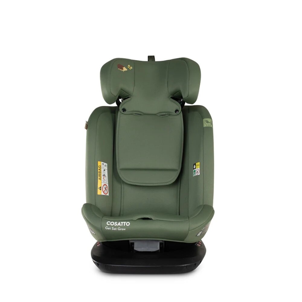 COSATTO Scaun auto Get Set Gro Hoglet I-Size Rotativ 360 Spatar si Tetiera reglabile Husa detasabila Isofix TopTether 40-150 cm