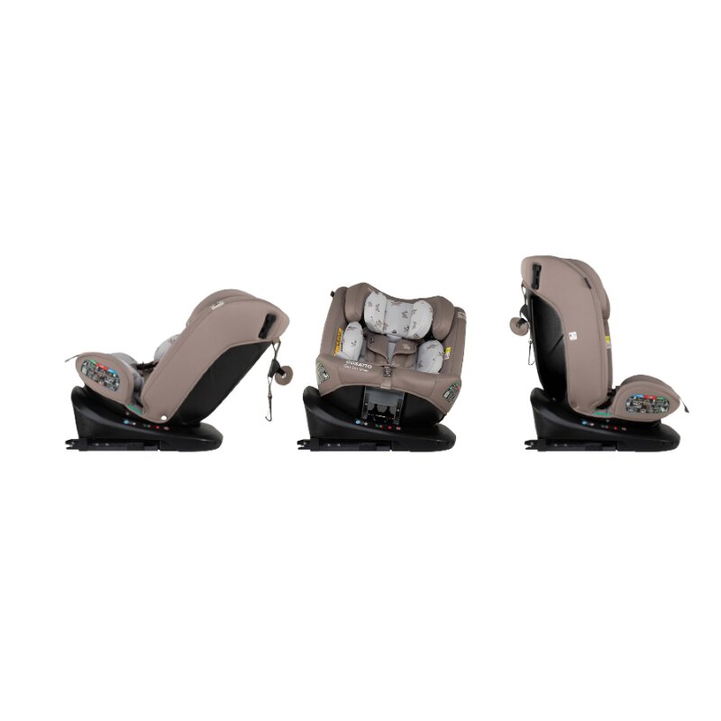 COSATTO Scaun auto Get Set Gro Lollop I-Size Rotativ 360 Spatar si Tetiera reglabile Husa detasabila Isofix TopTether 40-150 cm