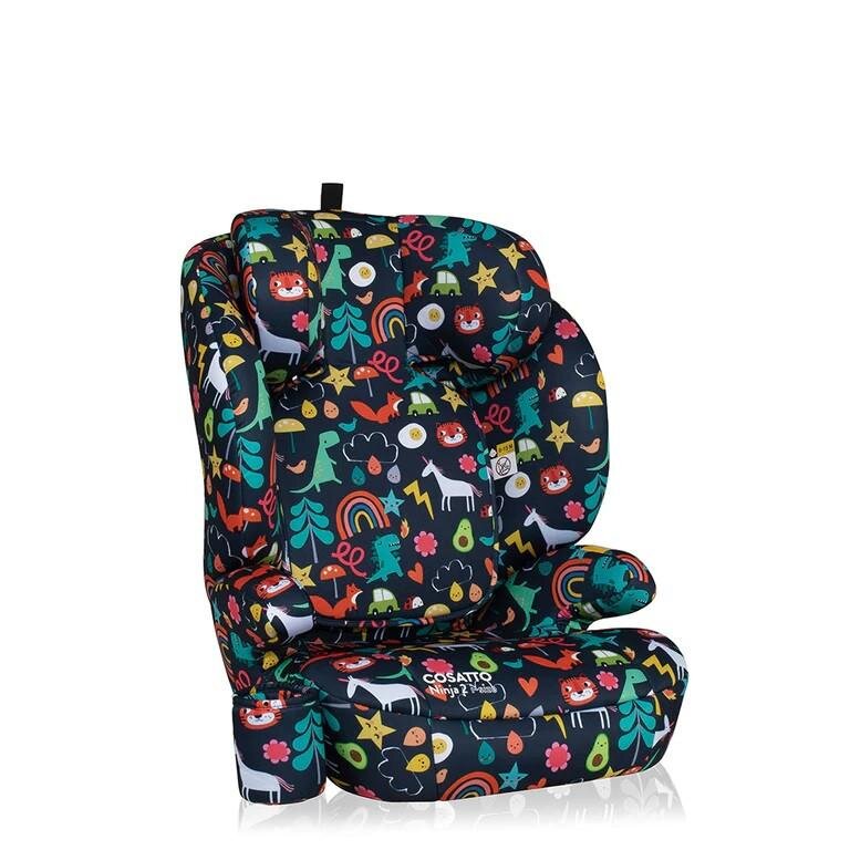 COSATTO Scaun auto Ninja 2 I-Size Carnival cu isofix tetiera reglabila cotiere suport pahar husa lavabila