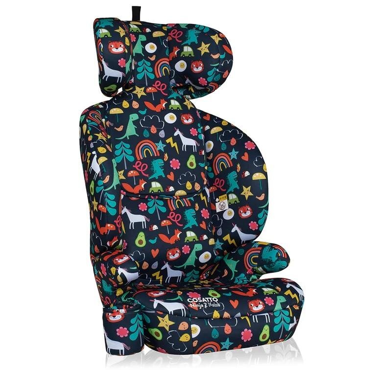 COSATTO Scaun auto Ninja 2 I-Size Carnival cu isofix tetiera reglabila cotiere suport pahar husa lavabila