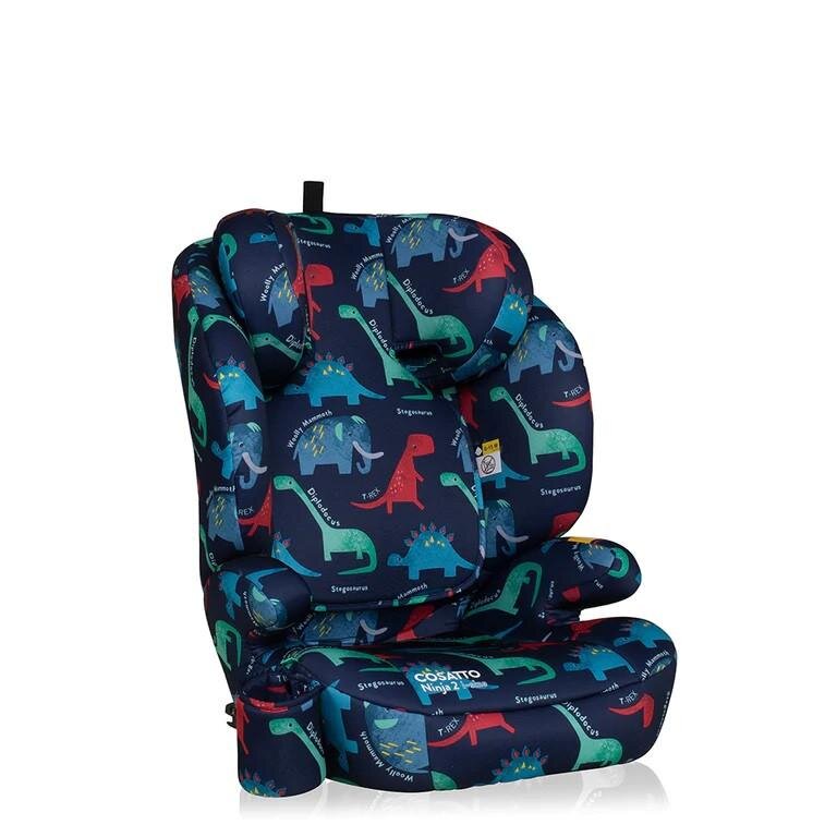 COSATTO Scaun auto Ninja 2 I-Size D is for Dino cu isofix tetiera reglabila cotiere suport pahar husa lavabila