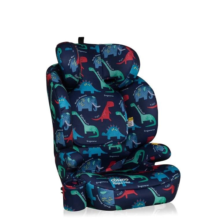 COSATTO Scaun auto Ninja 2 I-Size D is for Dino cu isofix tetiera reglabila cotiere suport pahar husa lavabila