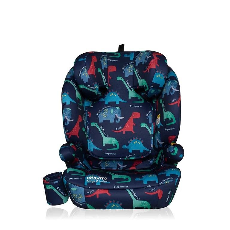 COSATTO Scaun auto Ninja 2 I-Size D is for Dino cu isofix tetiera reglabila cotiere suport pahar husa lavabila