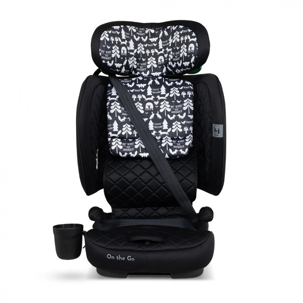 COSATTO Scaun auto pentru copii i-Size 76-150 cm On The Go Silhouette cu sistem Isofix si Top-Tether pliere compacta geanta de transport