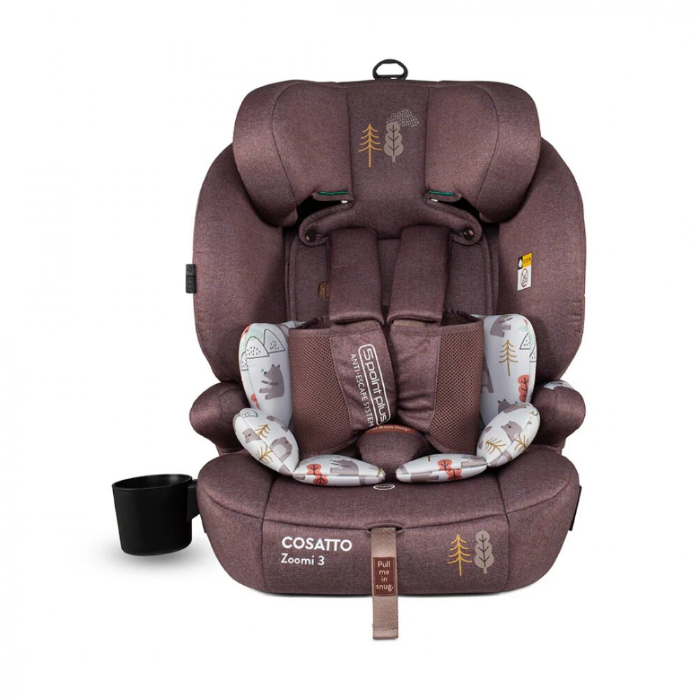 COSATTO Scaun auto Zoomi 3 I-Size Bear Hug isofix top-tether suport pahar