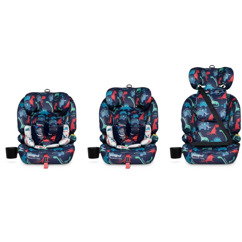 COSATTO Scaun auto Zoomi 3 I-Size D Is For Dino isofix top-tether suport pahar