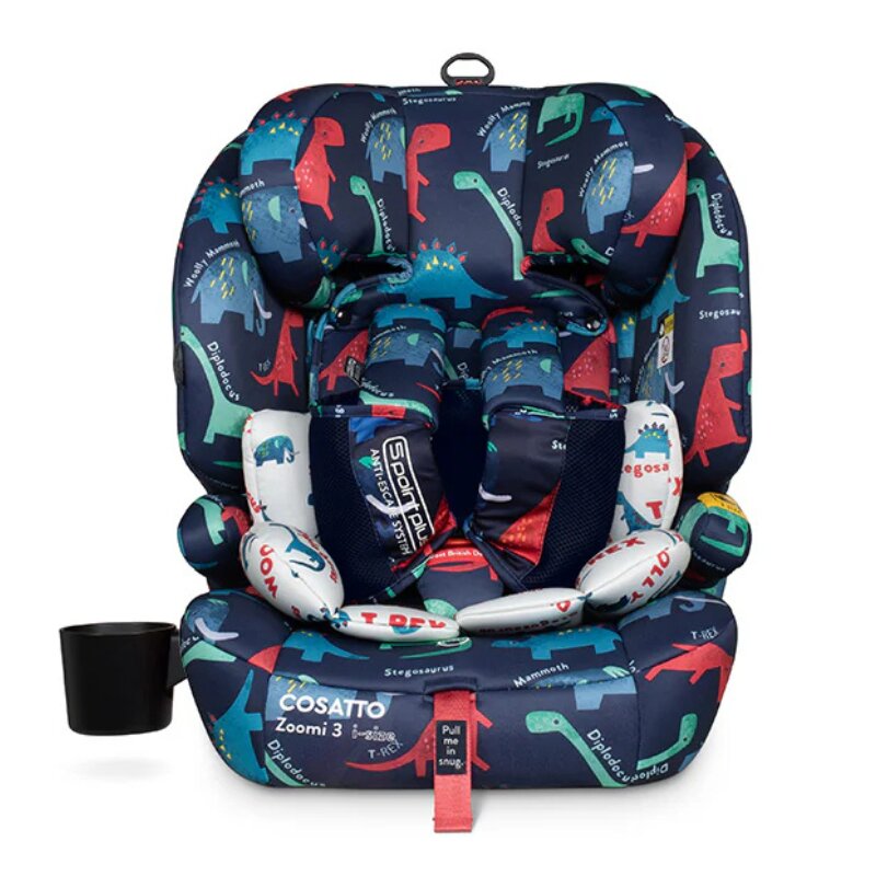 COSATTO Scaun auto Zoomi 3 I-Size D Is For Dino isofix top-tether suport pahar