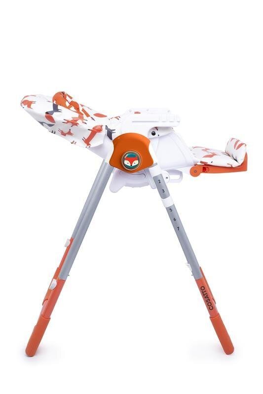 COSATTO Scaun de masa Noodle Mister Fox 0+ greutate admisa 15 kg 5 pozitii inclinare spatar