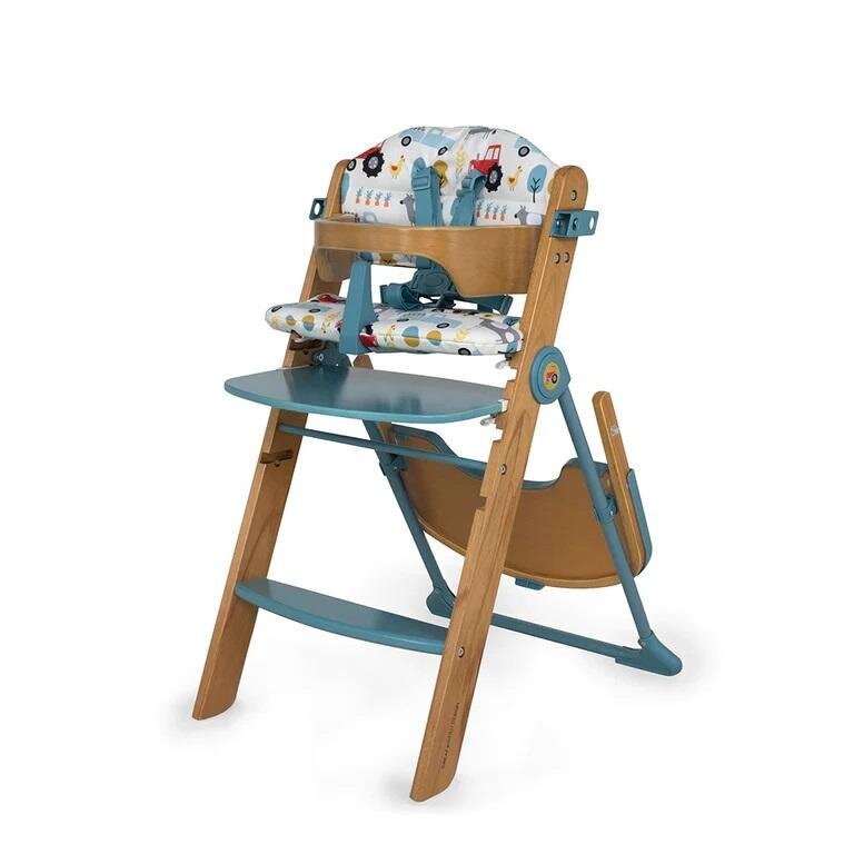 COSATTO Scaun de masa Waffle 2 Old Macdonald din lemn greutate admisa 100 kg