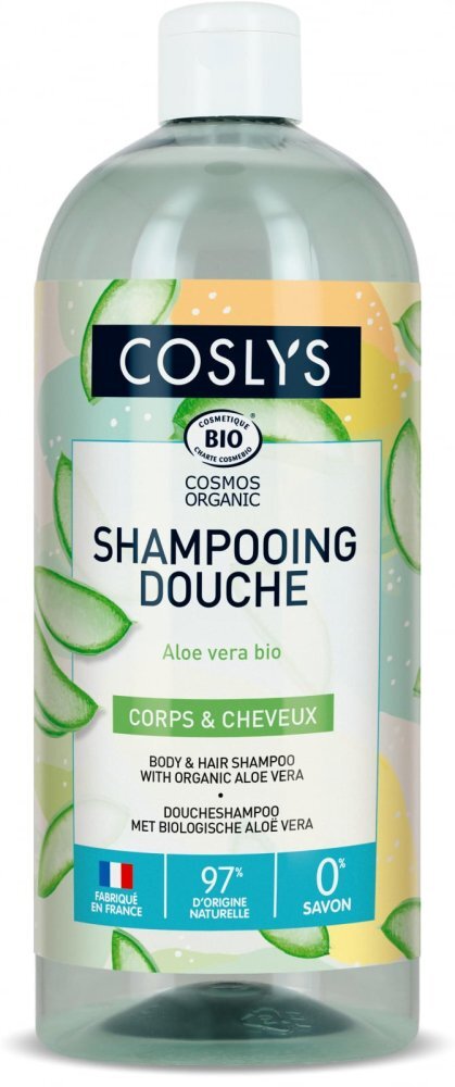 Coslys Gel de dus si sampon Bio cu aloe vera 1 litru