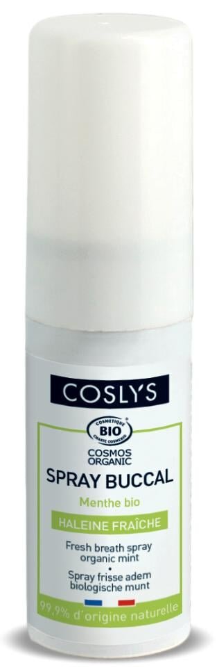 Coslys Spray de gura Bio respiratie proaspata indelungata cu menta 15 ml