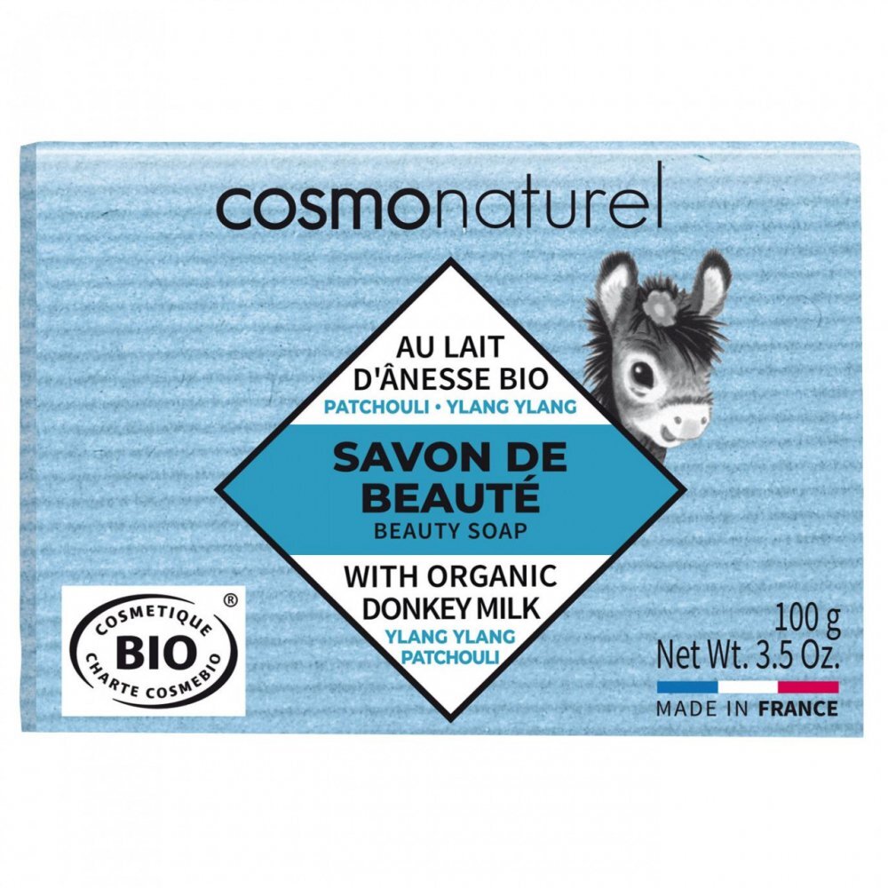 COSMO NATUREL Sapun bio cu lapte de lapte de magarita paciuli si ylang-ylang